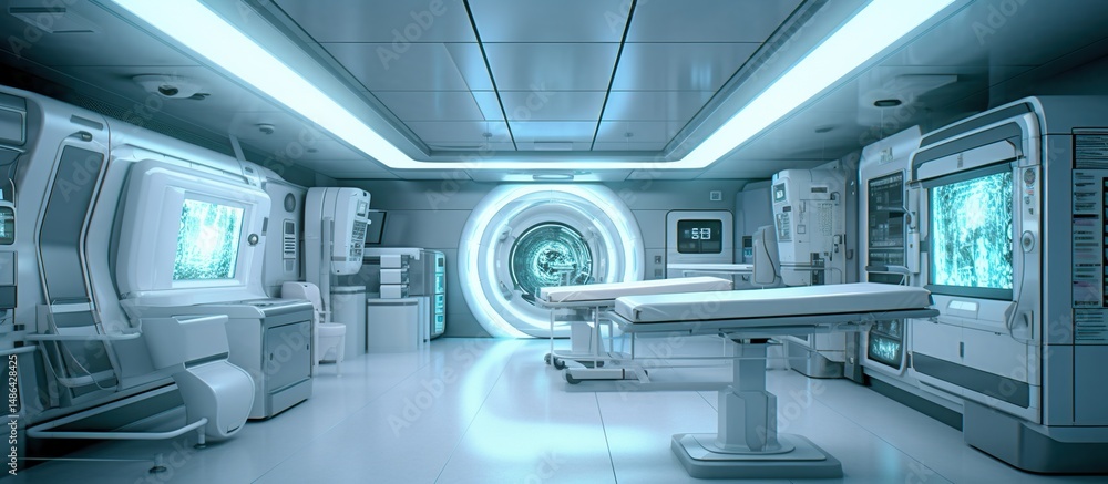 custom made wallpaper toronto digitalX-ray scanner room hospital room