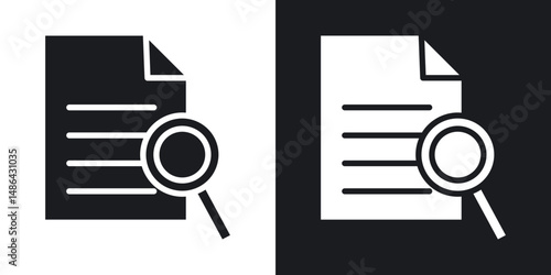 Case studies icons. flat style design.