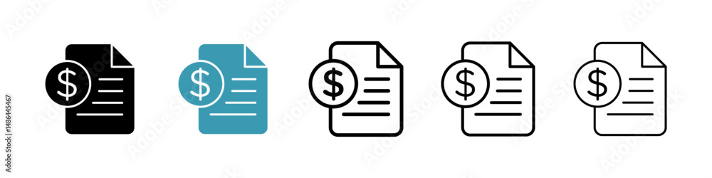 Tax icon. Thin lines isolated Tax icon. Thin lines isolated
