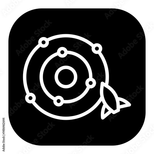 Space Orbit Vector Icons