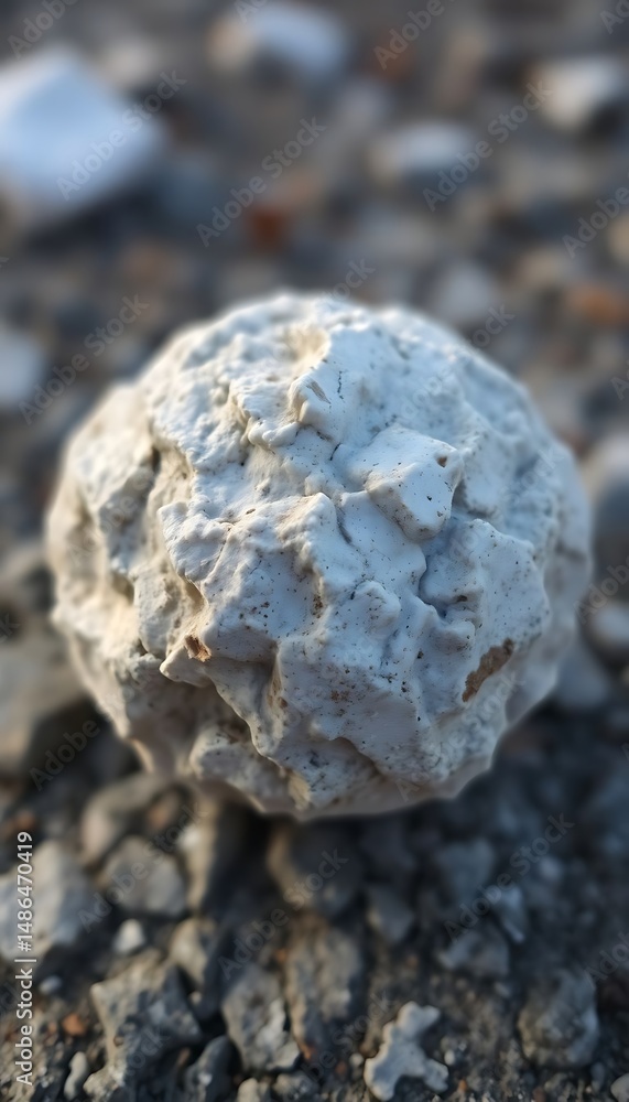 rock sitting on top of a rocky ground rock sitting on top of a rocky ground