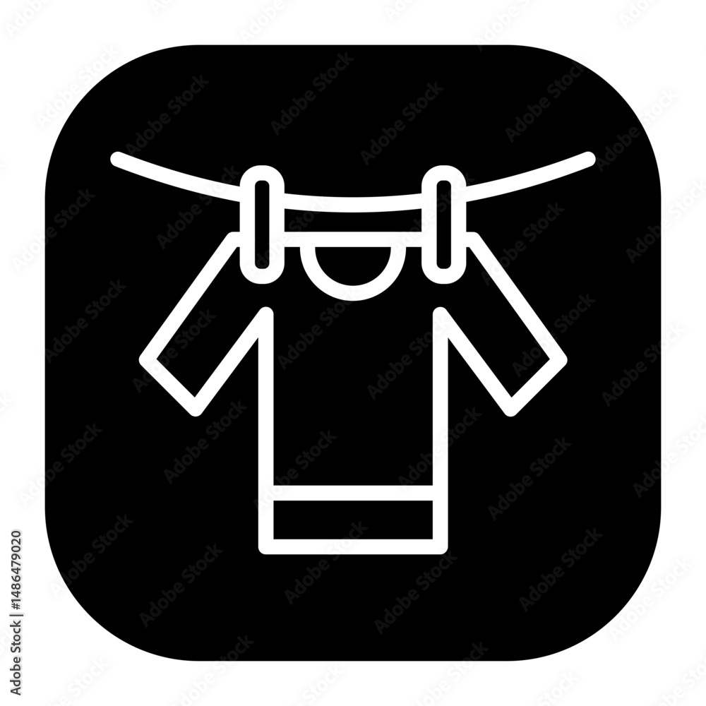 Drying Clothes Vector Icons Drying Clothes Vector Icons
