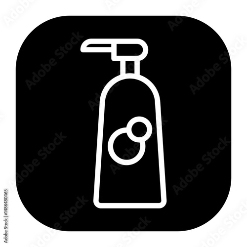 Shampoo Hair Vector Icons