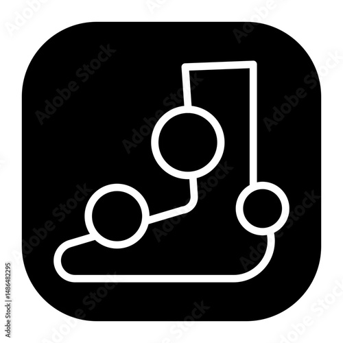 Washing Foot Vector Icons
