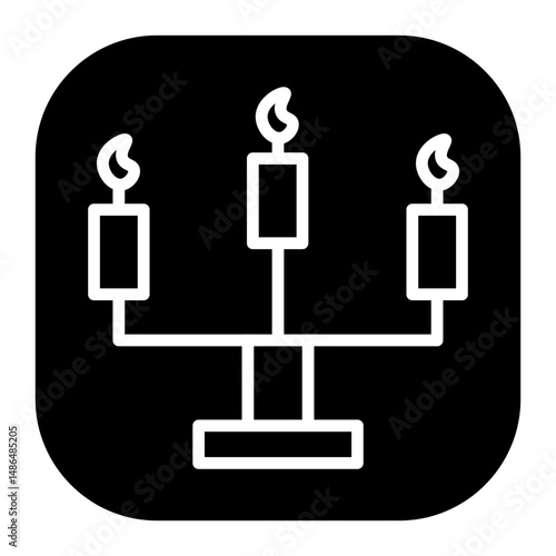 Candelabra Vector Icons