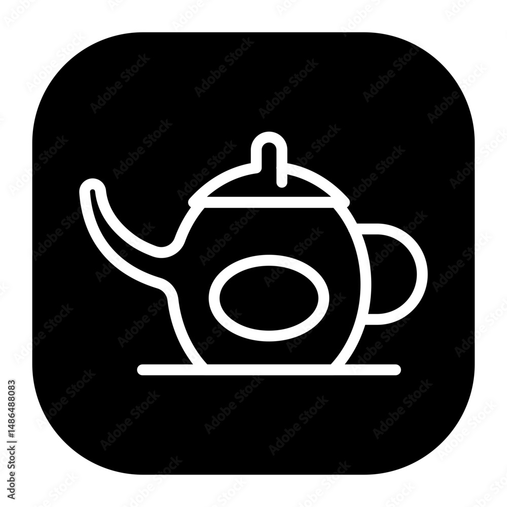 Obraz premium Teapot Vector Icons