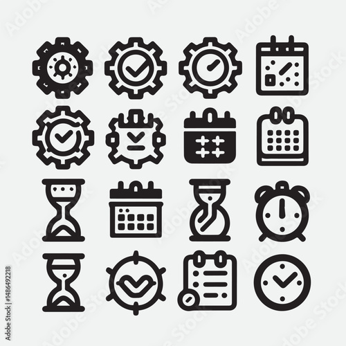  competitor analysis KPI business idea time anagement innovation strategy leadership business model startup strategy brainstorming quarterly planning executive scalable business investor Icon Set