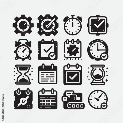  competitor analysis KPI business idea time anagement innovation strategy leadership business model startup strategy brainstorming quarterly planning executive scalable business investor Icon Set