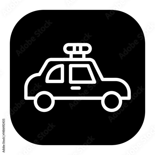 Police Car Vector Icons