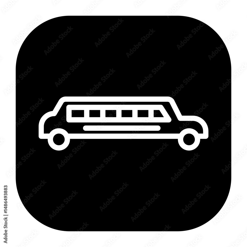 Obraz premium Limousine Vector Icons
