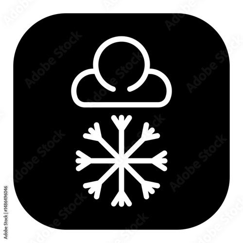 Heavy Snow Vector Icons