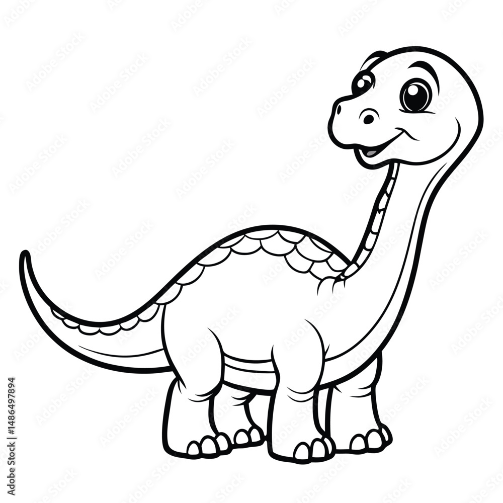 Cute Baby Dinosaur Coloring Page Cute Baby Dinosaur Coloring Page