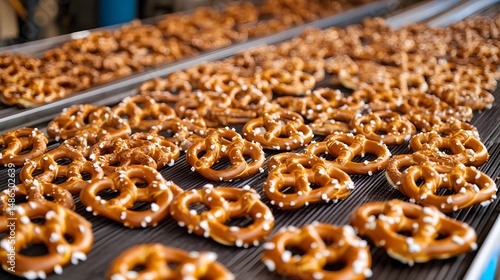 Pretzel Factory Conveyor Belt Salted Bread Production Line