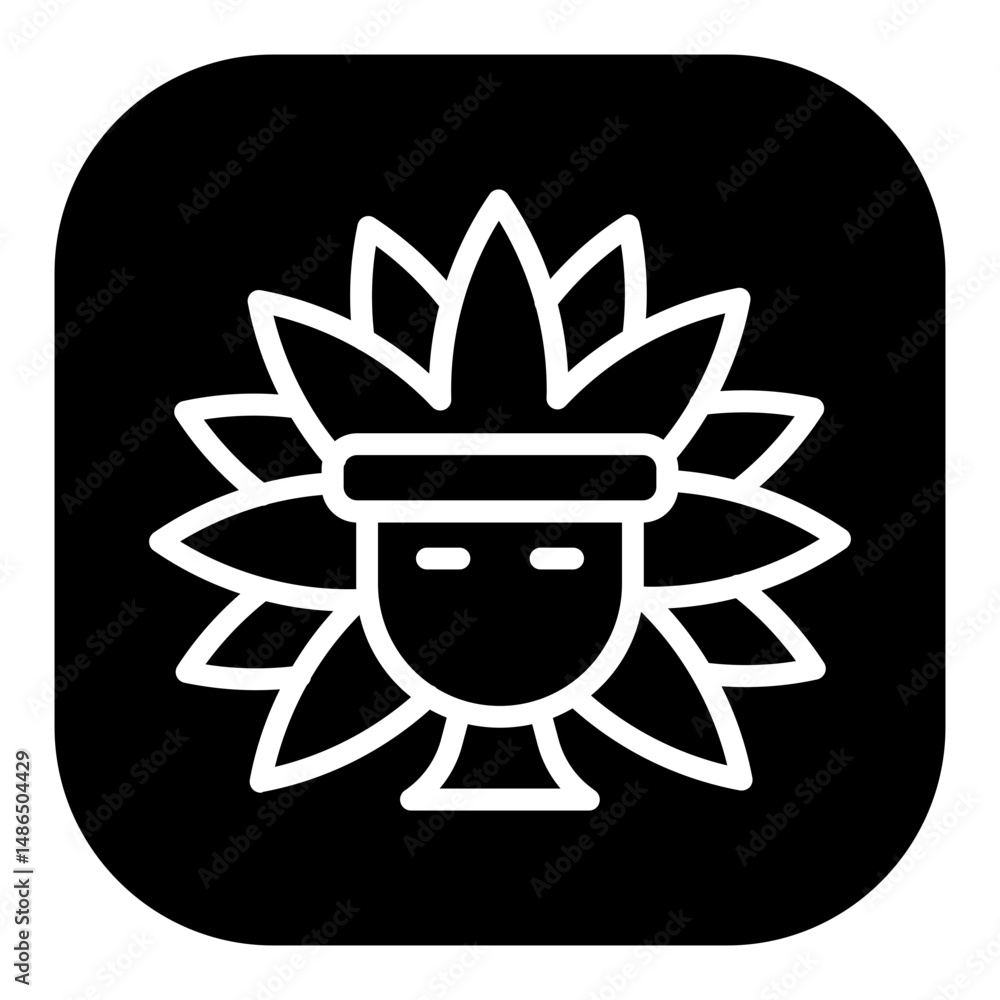 Obraz premium Native American Vector Icons