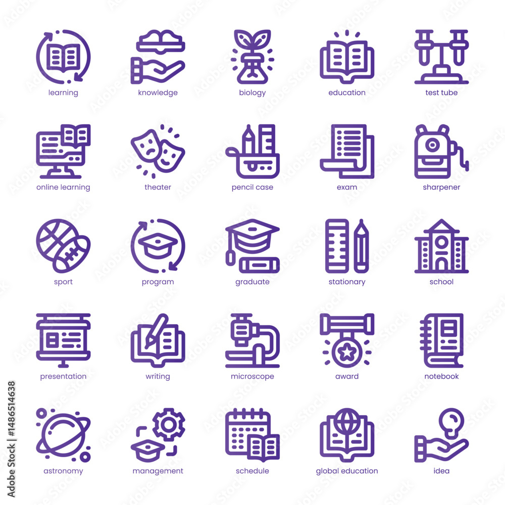 Academic Progress Icon pack for your website, mobile, presentation, and logo design. Academic Progress Icon line basic color design. Vector graphics illustration and editable stroke. Academic Progress Icon pack for your website, mobile, presentation, and logo design. Academic Progress Icon line basic color design. Vector graphics illustration and editable stroke.