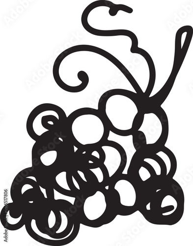 Winemaking. The process of making wine. Drawing, engraving, ink, line art, vector	
