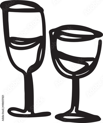 Winemaking. The process of making wine. Drawing, engraving, ink, line art, vector	
