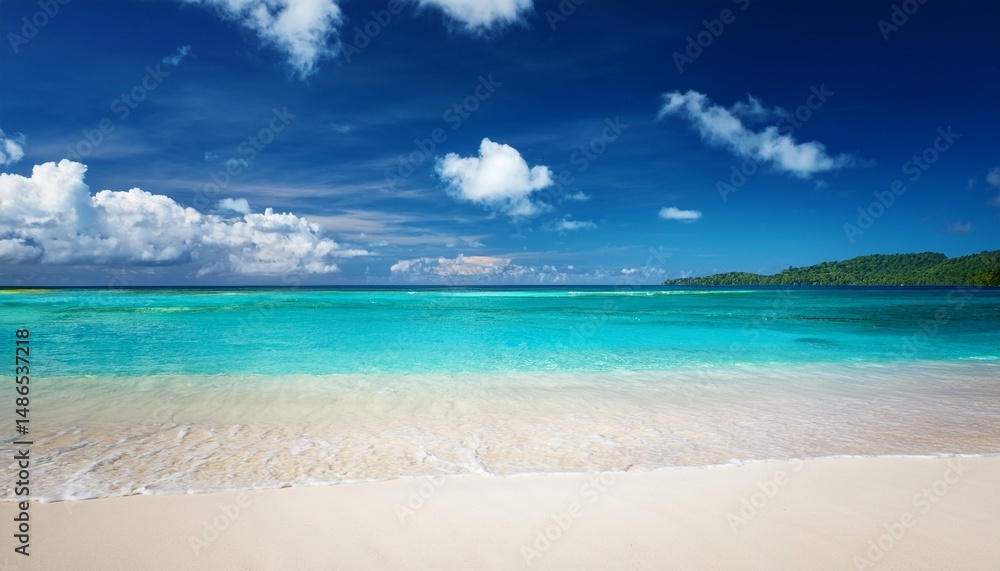 tropical beach with blue sky tropical beach with blue sky