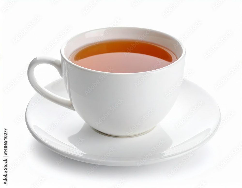 Cup of tea over white background Cup of tea over white background