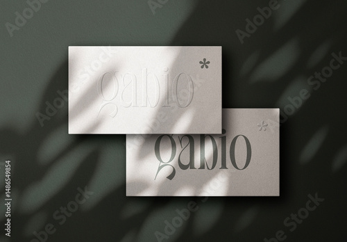 Minimalistic Business Cards Mockup