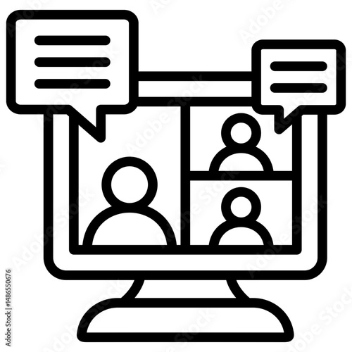 Video Conference Icon
