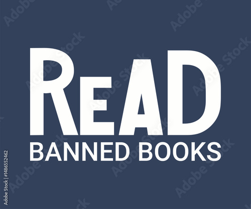 Read banned books new, Trendy and fun book lover t shirt design featuring reading quotes and stylish graphics for bibliophiles and bookworms