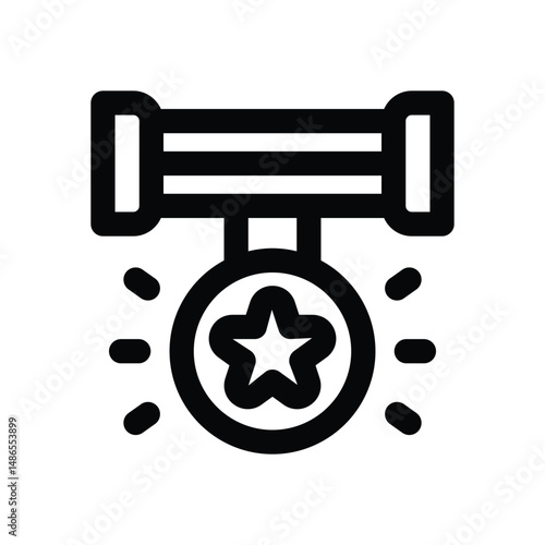 award line icon. Clean and minimalist vector icon for websites, mobile apps, presentations, and logos. Fully scalable and customizable for any project.