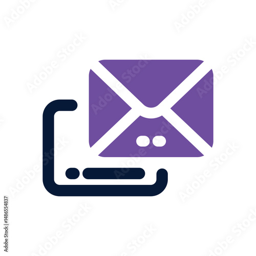 mail duotone icon. Sleek and modern vector icon for websites, mobile apps, marketing materials, and corporate design. Fully scalable and ready to use.