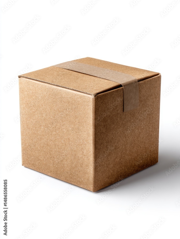 Sealed Cardboard Box: Minimalist Packaging Design Sealed Cardboard Box: Minimalist Packaging Design