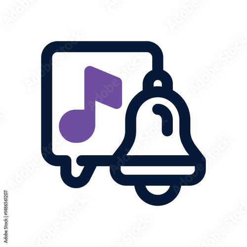 jingle duotone icon. Sleek and modern vector icon for websites, mobile apps, marketing materials, and corporate design. Fully scalable and ready to use.