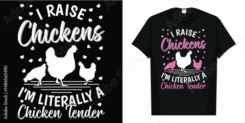 I Raise Chickens I'm Literally A Chicken Tender Shirt Women Graphic Short Sleeve Funny Tee Tops Shirts
