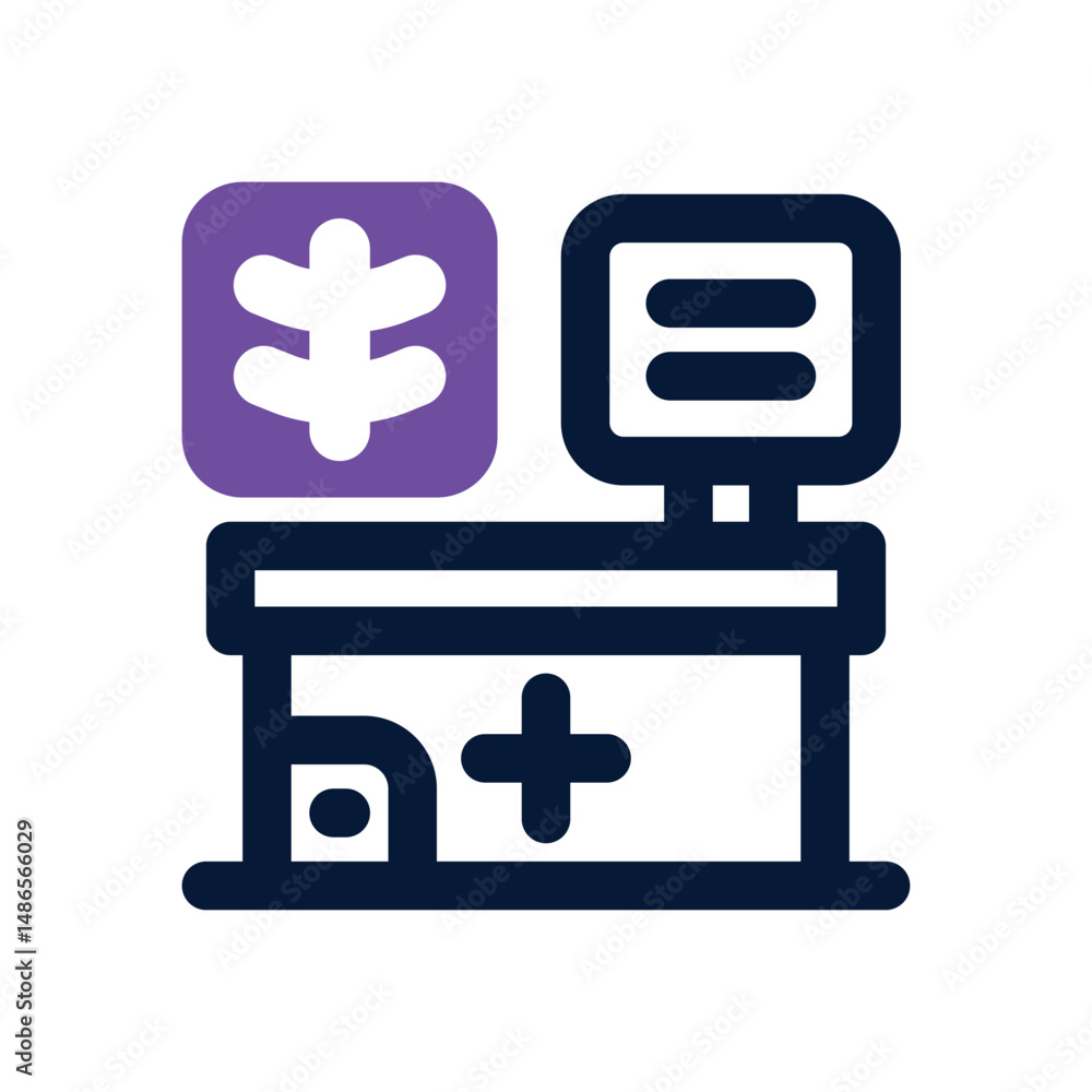 Fototapeta premium densitometry duotone icon. Sleek and modern vector icon for websites, mobile apps, marketing materials, and corporate design. Fully scalable and ready to use.