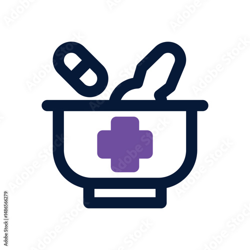 medicine concoction duotone icon. Sleek and modern vector icon for websites, mobile apps, marketing materials, and corporate design. Fully scalable and ready to use.