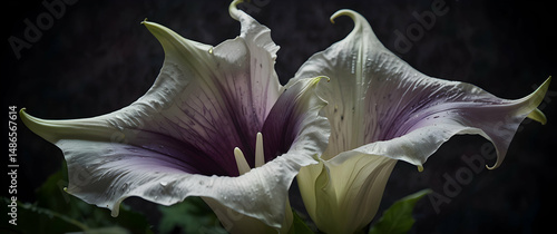 Devil's Trumpet Blooms