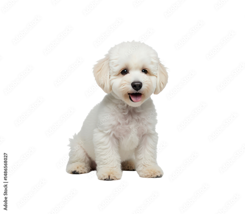 Fototapeta premium Adorable Bichon Frise Puppy