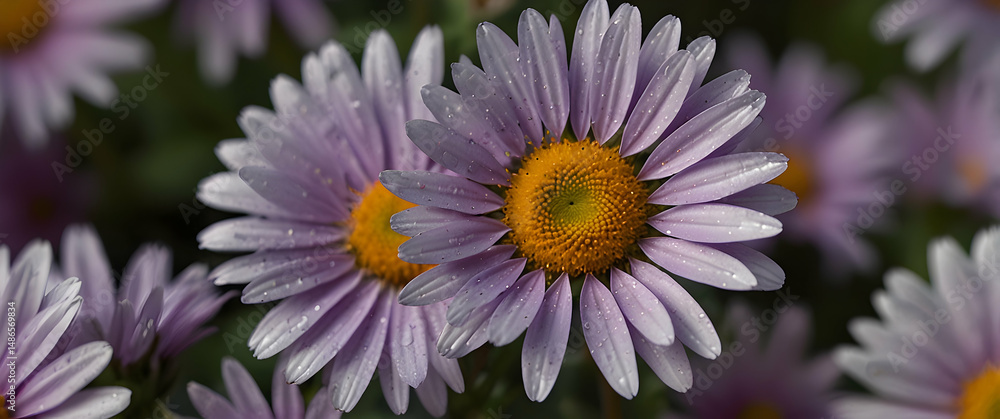 Obraz premium Michaelmas Blooms