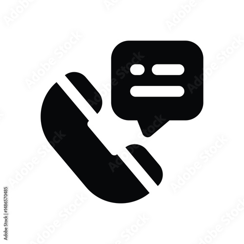 helpline glyph icon. Strong and solid vector icon for websites, mobile interfaces, presentations, and visual branding. High quality and easy to edit.