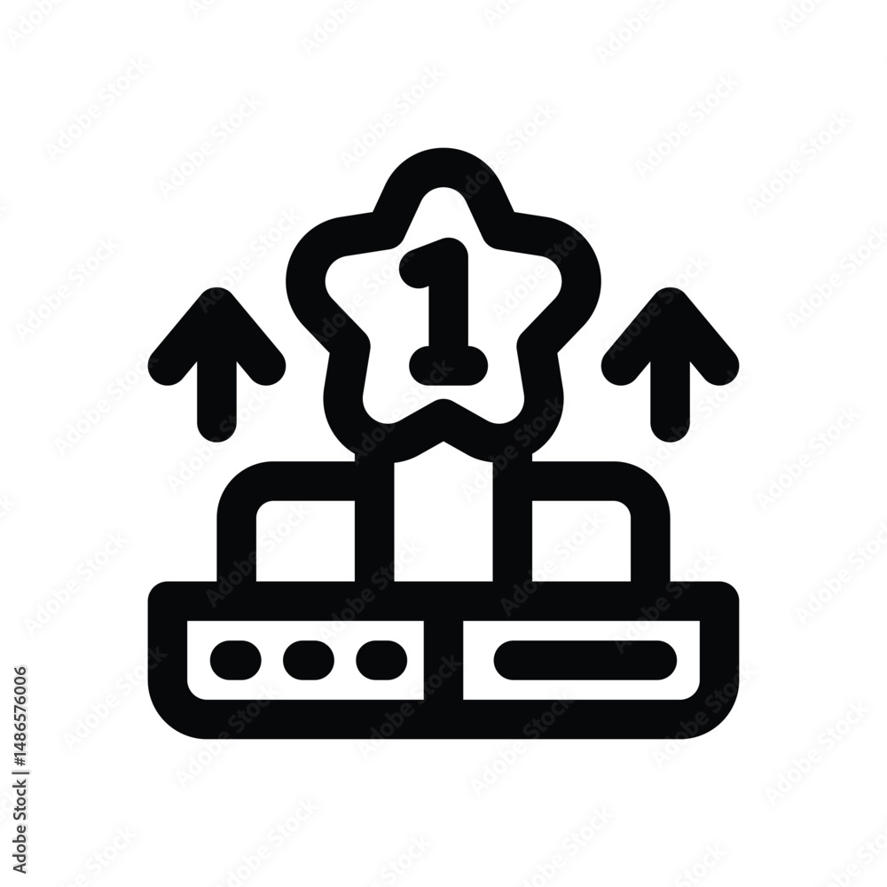 pagerank line icon. Clean and minimalist vector icon for websites, mobile apps, presentations, and logos. Fully scalable and customizable for any project. pagerank line icon. Clean and minimalist vector icon for websites, mobile apps, presentations, and logos. Fully scalable and customizable for any project.