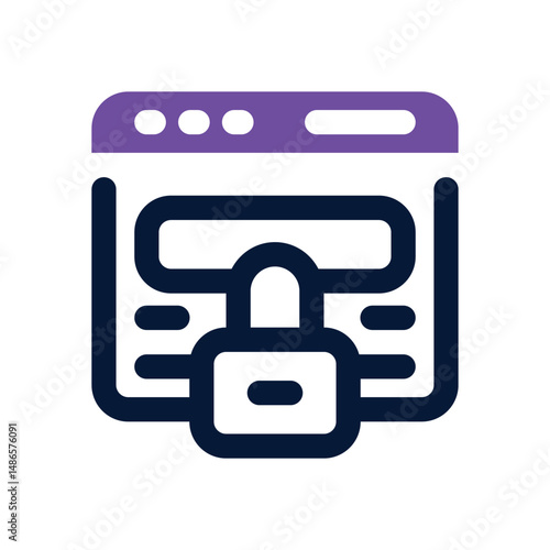 confidentiality duotone icon. Sleek and modern vector icon for websites, mobile apps, marketing materials, and corporate design. Fully scalable and ready to use.