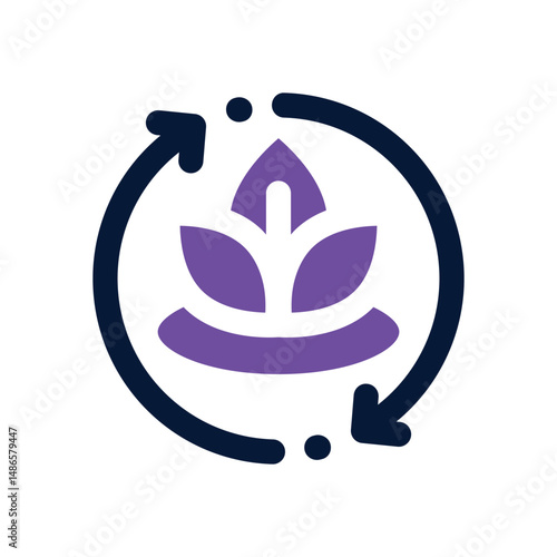 refresh duotone icon. Sleek and modern vector icon for websites, mobile apps, marketing materials, and corporate design. Fully scalable and ready to use.