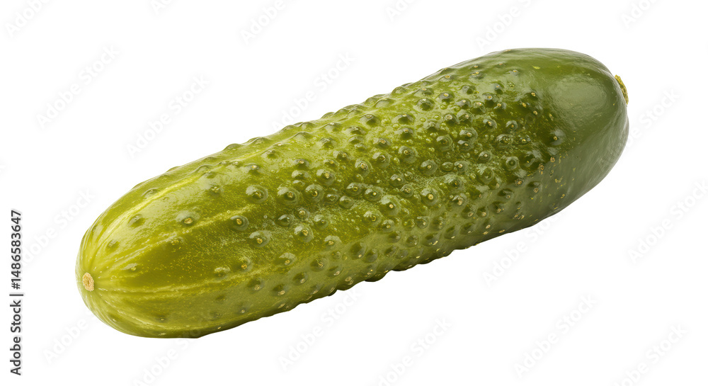 Isolated Fresh Green Cucumber Healthy Vegetable Isolated Fresh Green Cucumber Healthy Vegetable