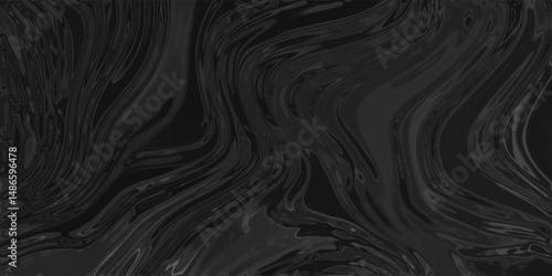 A dark and swirling liquid effect representing flow and movement in deep grays for a stylish design