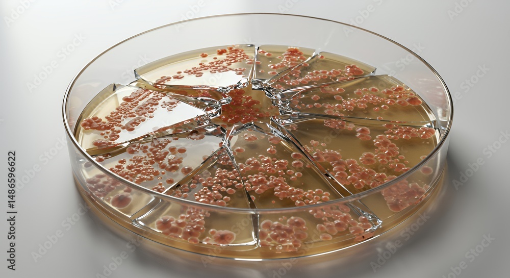 Smashed Centrifuge in Detailed Photorealistic Painting Isolated on White Screen Background Depicting Scientific Chaos Perfect For Stock Illustration or Science Education Presentation