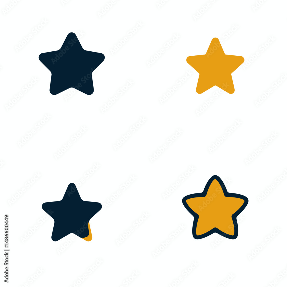 Star icons, vector icons, simple shapes, icon Sheet Star icons, vector icons, simple shapes, icon Sheet