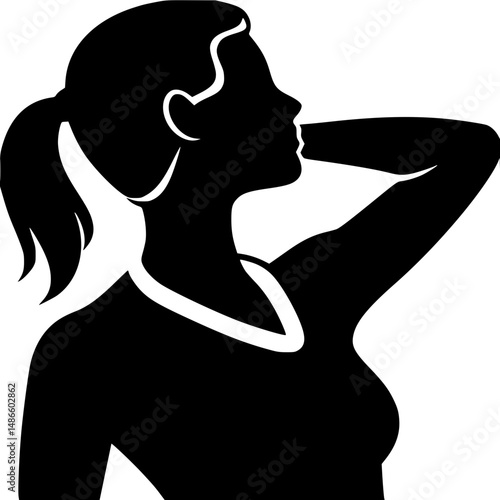 pregnant woman silhouette