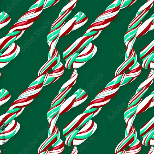peppermint twists in swirling alignment