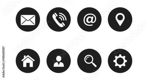 set vector icon buttons ui/ux for web and mobile ios or android