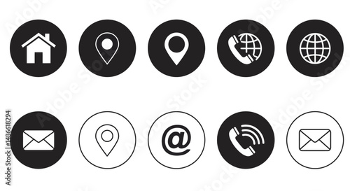 set vector icon buttons ui/ux for web and mobile ios or android