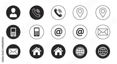 set vector icon buttons ui/ux for web and mobile ios or android