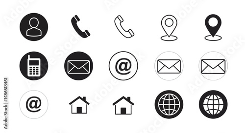 set vector icon buttons ui/ux for web and mobile ios or android